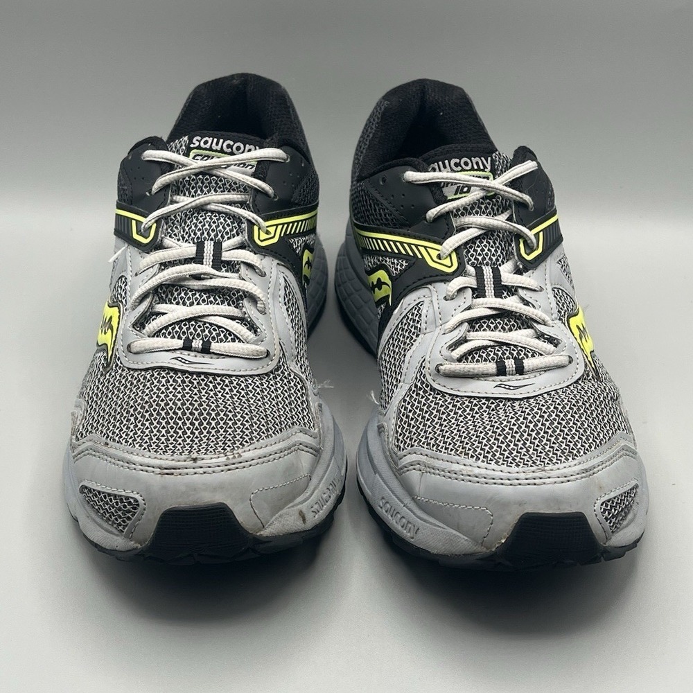 Saucony Cohesion 10 Gray Green Running Shoes - Men's Size 11.5 USED - Picture 3 of 9